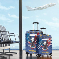 US Navy 250th Anniversary Veteran Luggage Cover - Wonder Print Shop