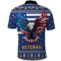 US Navy 250th Anniversary Veteran Polo Shirt - Wonder Print Shop