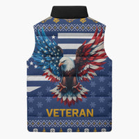 US Navy 250th Anniversary Veteran Sleeveless Puffer Jacket - Wonder Print Shop