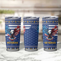 US Navy 250th Anniversary Veteran Tumbler Cup - Wonder Print Shop