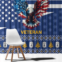 US Navy 250th Anniversary Veteran Window Curtain - Wonder Print Shop