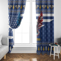 US Navy 250th Anniversary Veteran Window Curtain - Wonder Print Shop