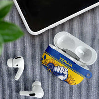 Ukraine Sunflowers Hand AirPods Case with Ukrainian Folk Pattern - Wonder Print Shop