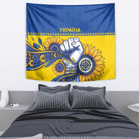 Ukraine Sunflowers Hand Tapestry with Ukrainian Folk Pattern - Wonder Print Shop