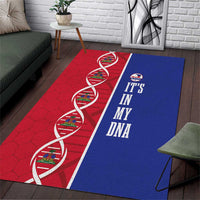 Afro-Haiti Football Area Rug It's In My DNA - Wonder Print Shop