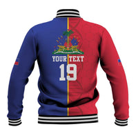 Custom Afro-Haiti Football Baseball Jacket It's In My DNA - Wonder Print Shop