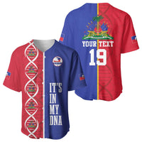 Custom Afro-Haiti Football Baseball Jersey It's In My DNA LT19