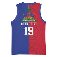 Custom Afro-Haiti Football Basketball Jersey It's In My DNA - Wonder Print Shop