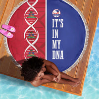 Afro-Haiti Football Beach Blanket It's In My DNA - Wonder Print Shop