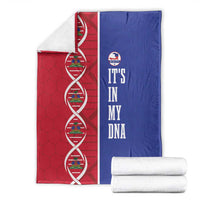 Afro-Haiti Football Blanket It's In My DNA - Wonder Print Shop