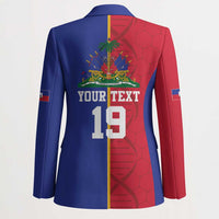 Custom Afro-Haiti Football Blazer It's In My DNA - Wonder Print Shop