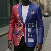 Custom Afro-Haiti Football Blazer It's In My DNA - Wonder Print Shop