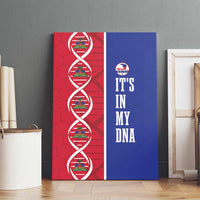 Afro-Haiti Football Canvas Wall Art It's In My DNA - Wonder Print Shop