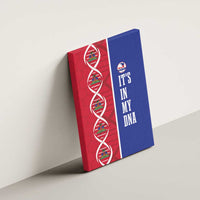 Afro-Haiti Football Canvas Wall Art It's In My DNA - Wonder Print Shop