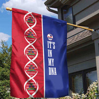 Afro-Haiti Football Garden Flag It's In My DNA - Wonder Print Shop