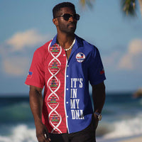Custom Afro-Haiti Football Hawaiian Shirt It's In My DNA LT19