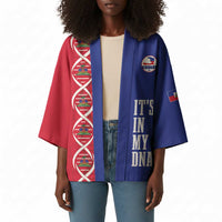 Custom Afro-Haiti Football Kimono It's In My DNA - Wonder Print Shop