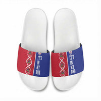 Afro-Haiti Football Slide Sandals It's In My DNA - Wonder Print Shop