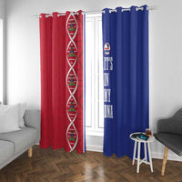 Afro-Haiti Football Window Curtain It's In My DNA - Wonder Print Shop