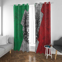 Mexico Aztec Warrior Goddess Window Curtain Aztec Tribal Skull Tricolor Armor