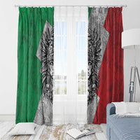 Mexico Aztec Warrior Goddess Window Curtain Aztec Tribal Skull Tricolor Armor