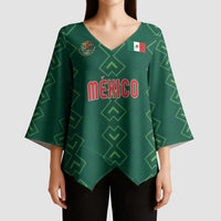 Custom Mexico Football Kimono Sleeve Blouse Go Champions Mexico