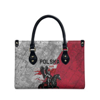 Poland Winged Hussar Warrior Leather Bag Polska Flag Armor Spirit