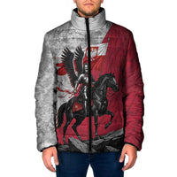 Poland Winged Hussar Warrior Padded Jacket Polska Flag Armor Spirit