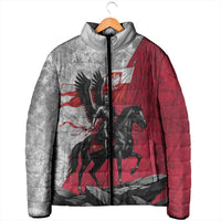 Poland Winged Hussar Warrior Padded Jacket Polska Flag Armor Spirit