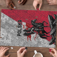Poland Winged Hussar Warrior Puzzle Polska Flag Armor Spirit