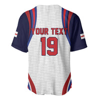 Custom World Football 2026 England Baseball Jersey Lion Mascot St George Cross Design
