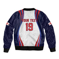 Custom World Football 2026 England Bomber Jacket Lion Mascot St George Cross Design