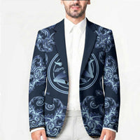 Custom Italy Football 2026 Blazer Italian Trinacria Blue Baroque Design