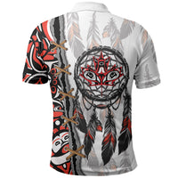 Canada National Indigenous Peoples Day Polo Shirt Dreamcatcher First Nations Heritage Pride