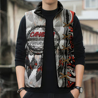 Canada National Indigenous Peoples Day Sleeveless Puffer Jacket Dreamcatcher First Nations Heritage Pride