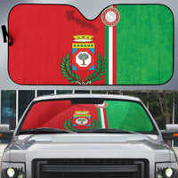 Italy Apulia Auto Sun Shade Map Of Apulia With Coat Of Arms - Wonder Print Shop