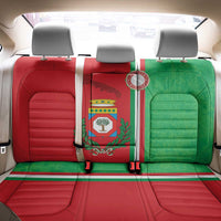 Italy Apulia Back Car Seat Cover Map Of Apulia With Coat Of Arms - Wonder Print Shop