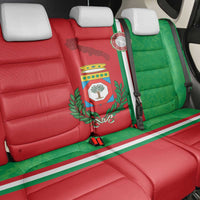 Italy Apulia Back Car Seat Cover Map Of Apulia With Coat Of Arms - Wonder Print Shop