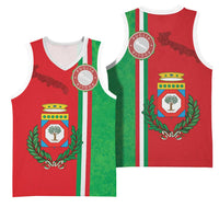 Italy Apulia Basketball Jersey Map Of Apulia With Coat Of Arms LT19