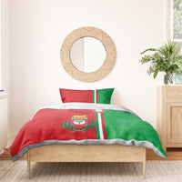 Italy Apulia Bedding Set Map Of Apulia With Coat Of Arms - Wonder Print Shop