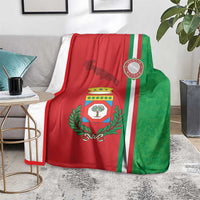 Italy Apulia Blanket Map Of Apulia With Coat Of Arms - Wonder Print Shop