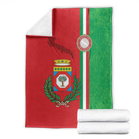 Italy Apulia Blanket Map Of Apulia With Coat Of Arms - Wonder Print Shop