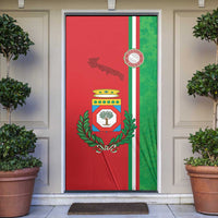 Italy Apulia Door Cover Map Of Apulia With Coat Of Arms - Wonder Print Shop