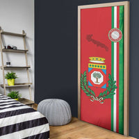 Italy Apulia Door Cover Map Of Apulia With Coat Of Arms - Wonder Print Shop