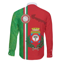 Italy Apulia Family Matching Off Shoulder Short Dress and Hawaiian Shirt Map Of Apulia With Coat Of Arms LT19