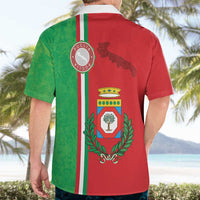 Italy Apulia Hawaiian Shirt Map Of Apulia With Coat Of Arms LT19