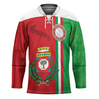 Italy Apulia Hockey Jersey Map Of Apulia With Coat Of Arms LT19