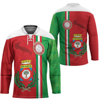 Italy Apulia Hockey Jersey Map Of Apulia With Coat Of Arms LT19