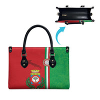 Italy Apulia Leather Bag Map Of Apulia With Coat Of Arms - Wonder Print Shop