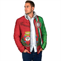 Italy Apulia Padded Jacket Map Of Apulia With Coat Of Arms LT19